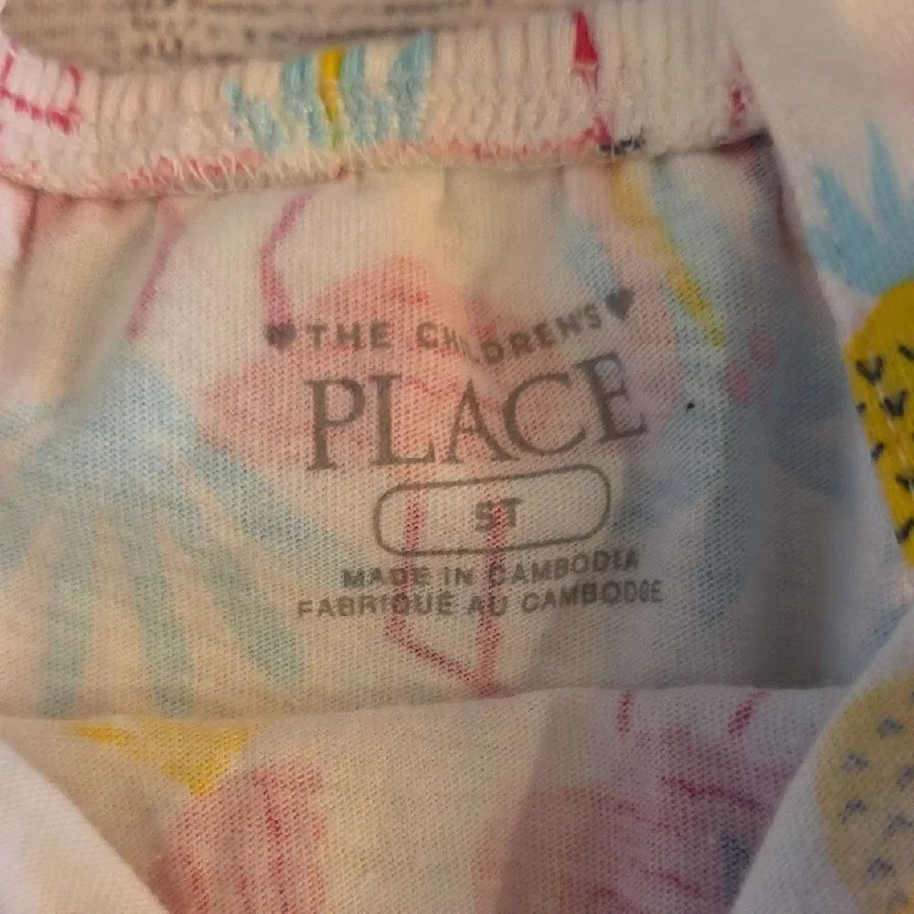 The Children's Place Pink and Yellow Ruffled Camisole - Picture 2 of 4